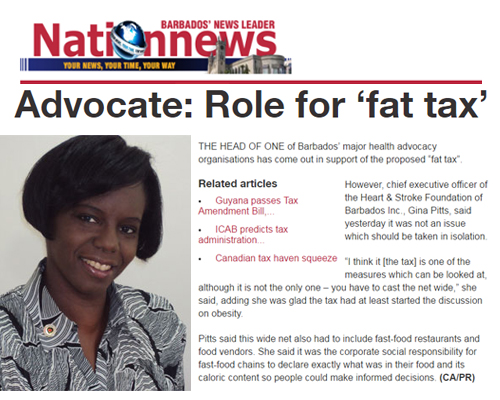 Role for Fat Tax