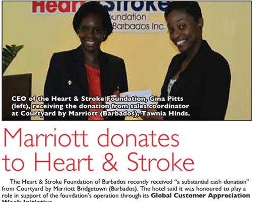 Marriot Donation